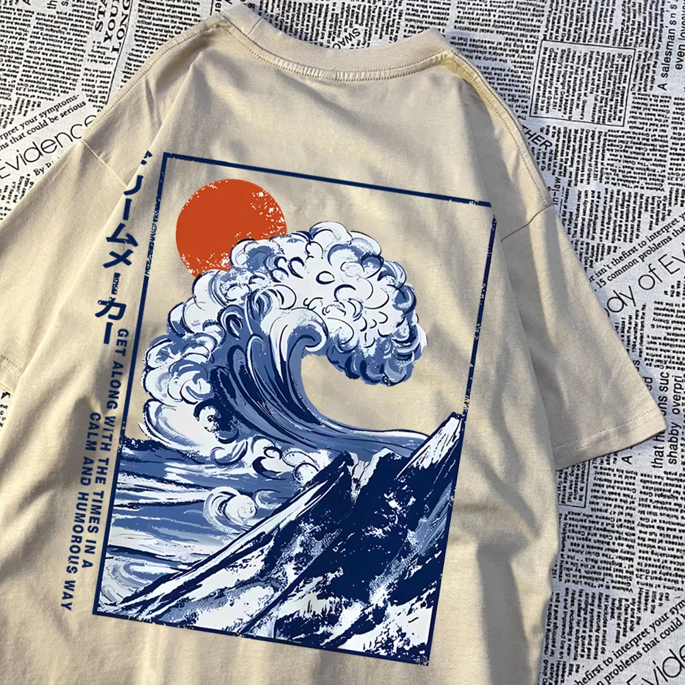 Japanese Sunny Waves Shirt