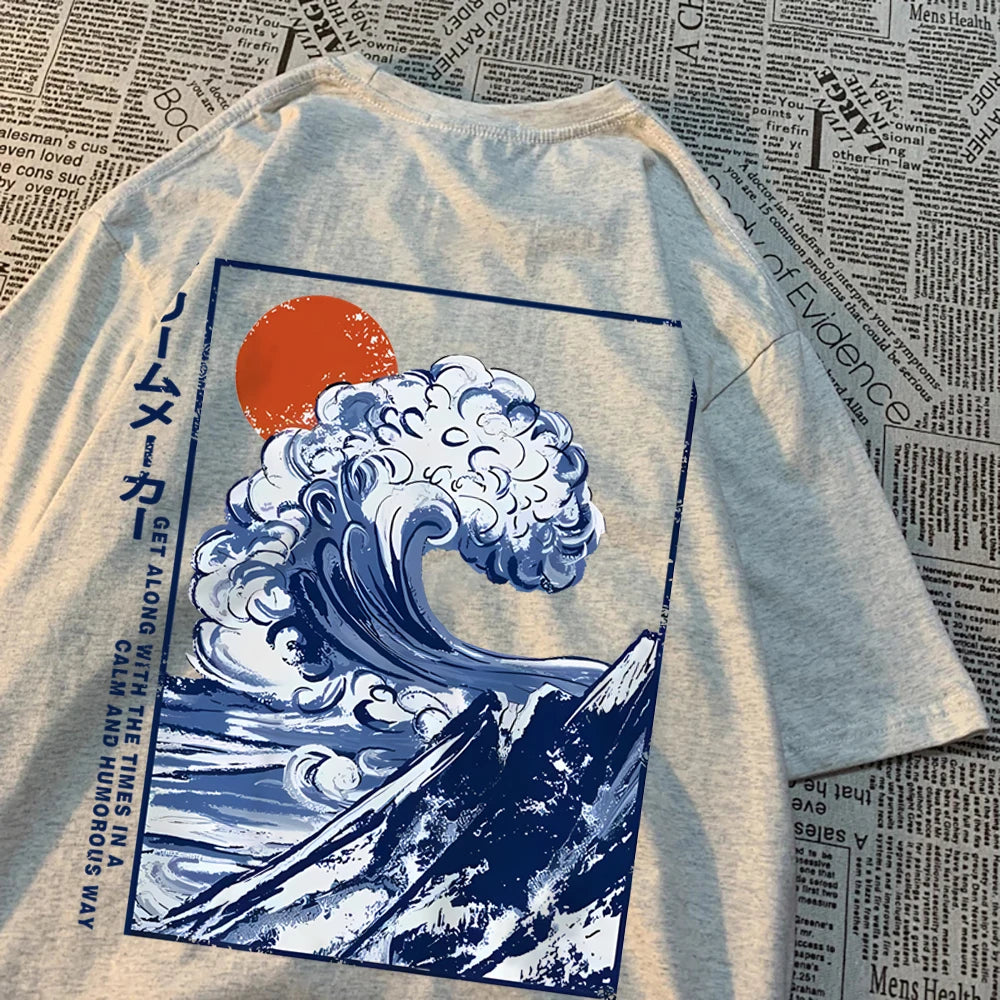 Japanese Sunny Waves Shirt