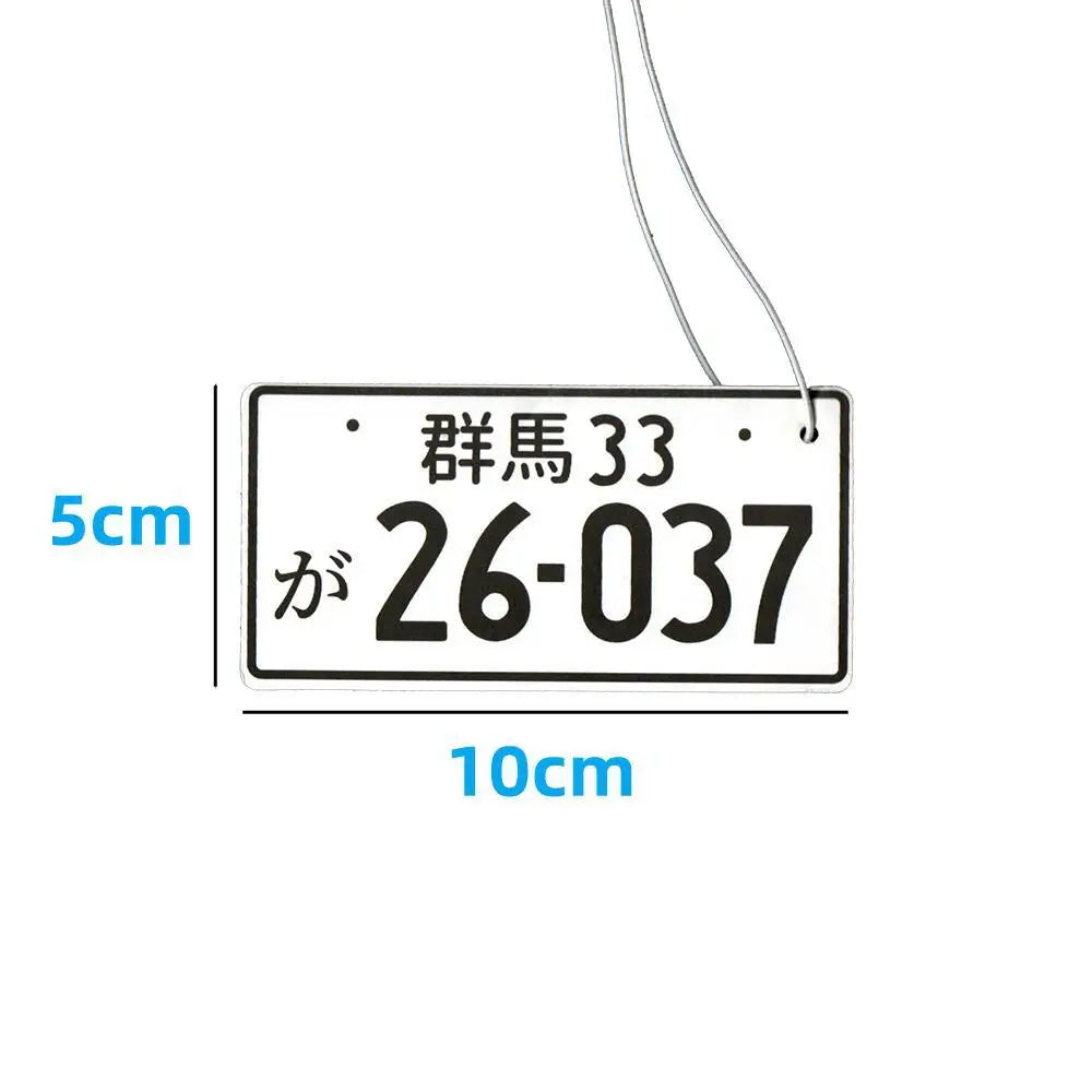 JDM License Plate Air Freshener