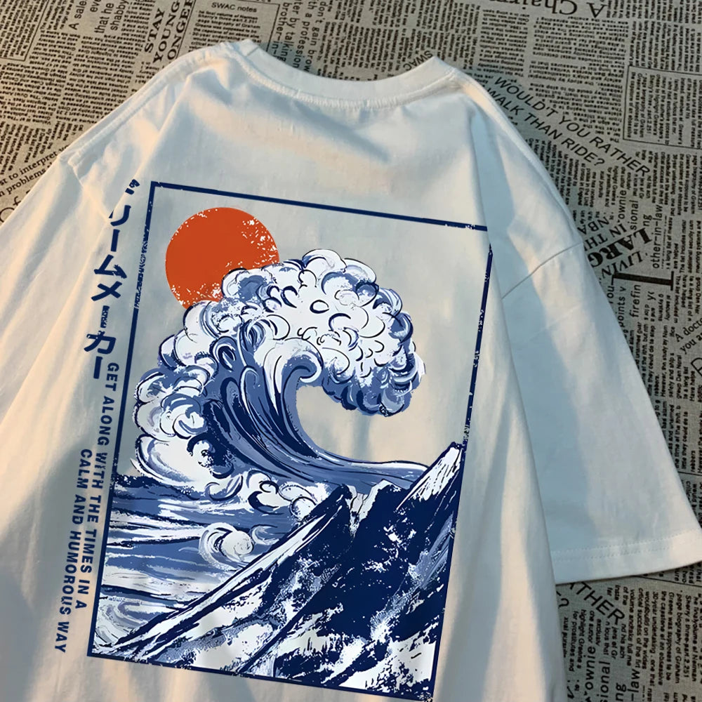 Japanese Sunny Waves Shirt