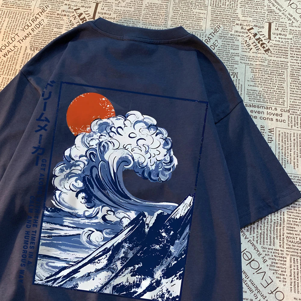 Japanese Sunny Waves Shirt